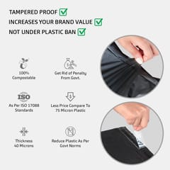 TAMPER PROOF (8"x8.5"+2"Flap) COURIER BAGS