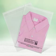 Transparent 10"x14"+2" Flap Bags